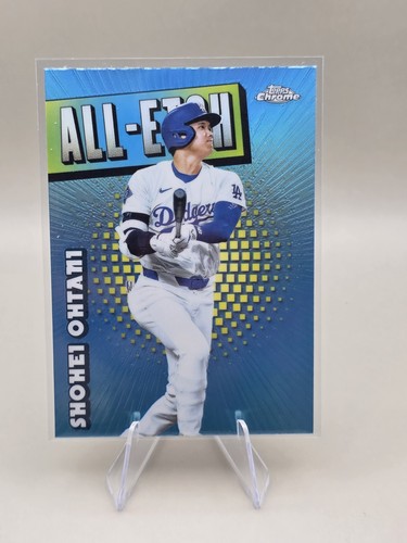 2025 Topps Chrome SHOHEI OHTANI All-Etch BLUE REFRACTOR Color Match Dodgers