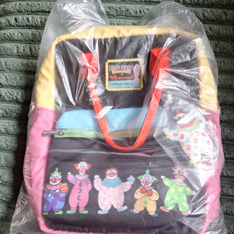 Universal Killer Klowns from Outer Space X Whatever! Charm Backpack Bag NWT