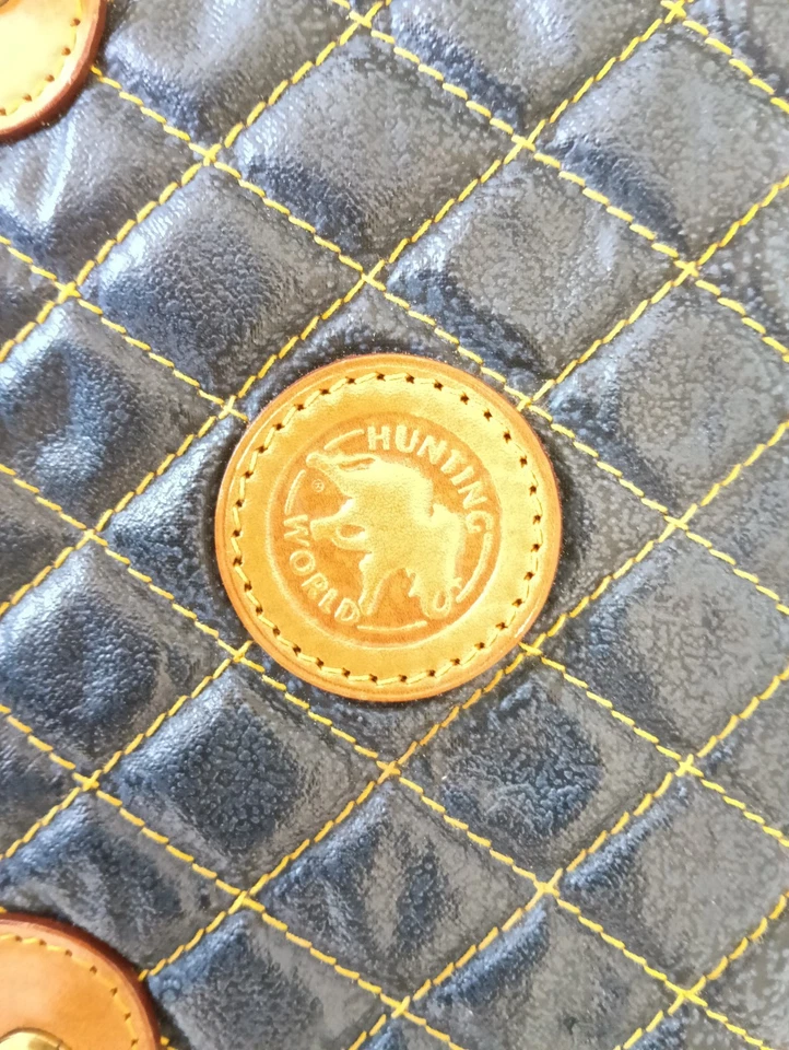 Auténtico bolso bandolera/hombro mensajero Hunting World vintage hecho en Italia  Foto 3 de 4