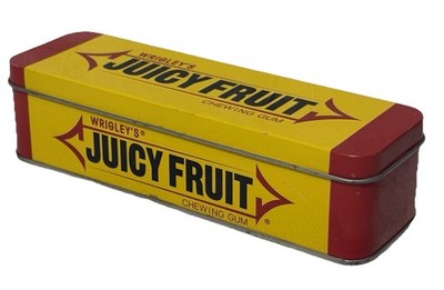 Juicy Fruit Chewing Gum Tin Box Empty