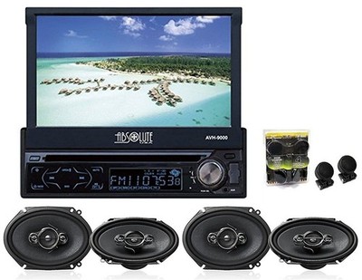 7'' In-Dash Car Stereo W/2 Pairs Of Pioneer TS-G6820S 6x8 & TW600