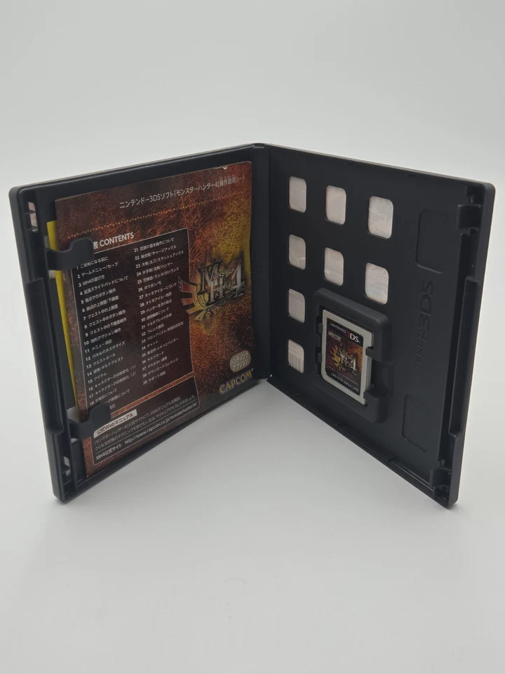 Monster Hunter 4 Nintendo 3DS Japón Importación CIB Completo Probado Capcom Foto 3 de 3