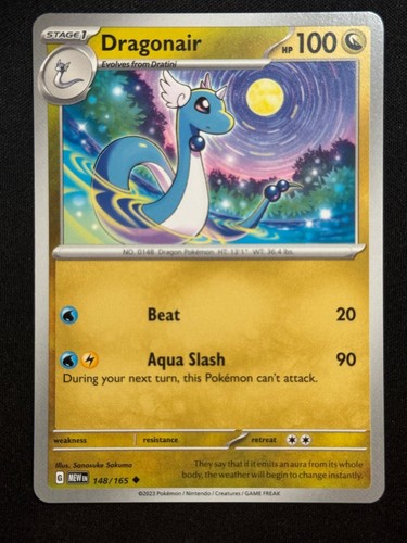Dragonair 148/165 151 NM/M Uncommon Pokemon