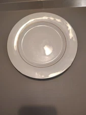 Lynns Fine China Gold Gilded Trim White Salad Plates 7.5”