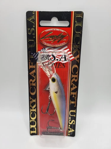 New Lucky Craft Bevy Shad 75SP Suspending, Color Is Chartreuse Shad