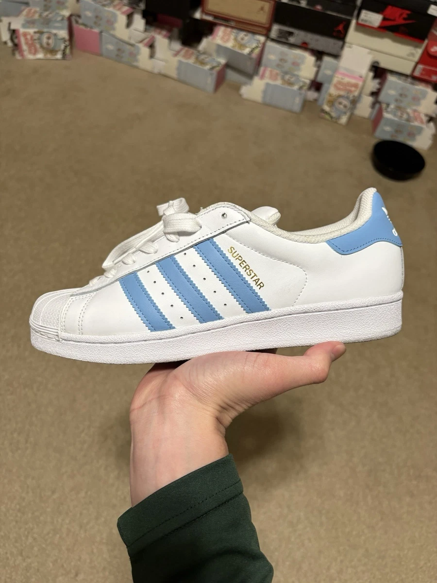 Las mejores ofertas en Adidas Superstar Foundation White Light Blue | eBay