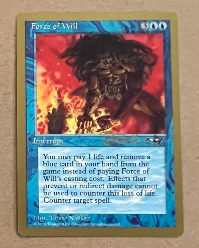 Force of Will TCG Uncommon Individual Collectible Card Game Cards