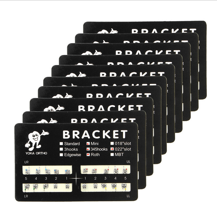 10 Kit Staffe Ortodonzia Metalliche Roth 018 – Ganci Per Denti 3,4,5 – Bomaoer