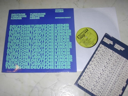 Turquía LP Canciones Infantiles Turcas Alemanas *LP + Cuaderno*