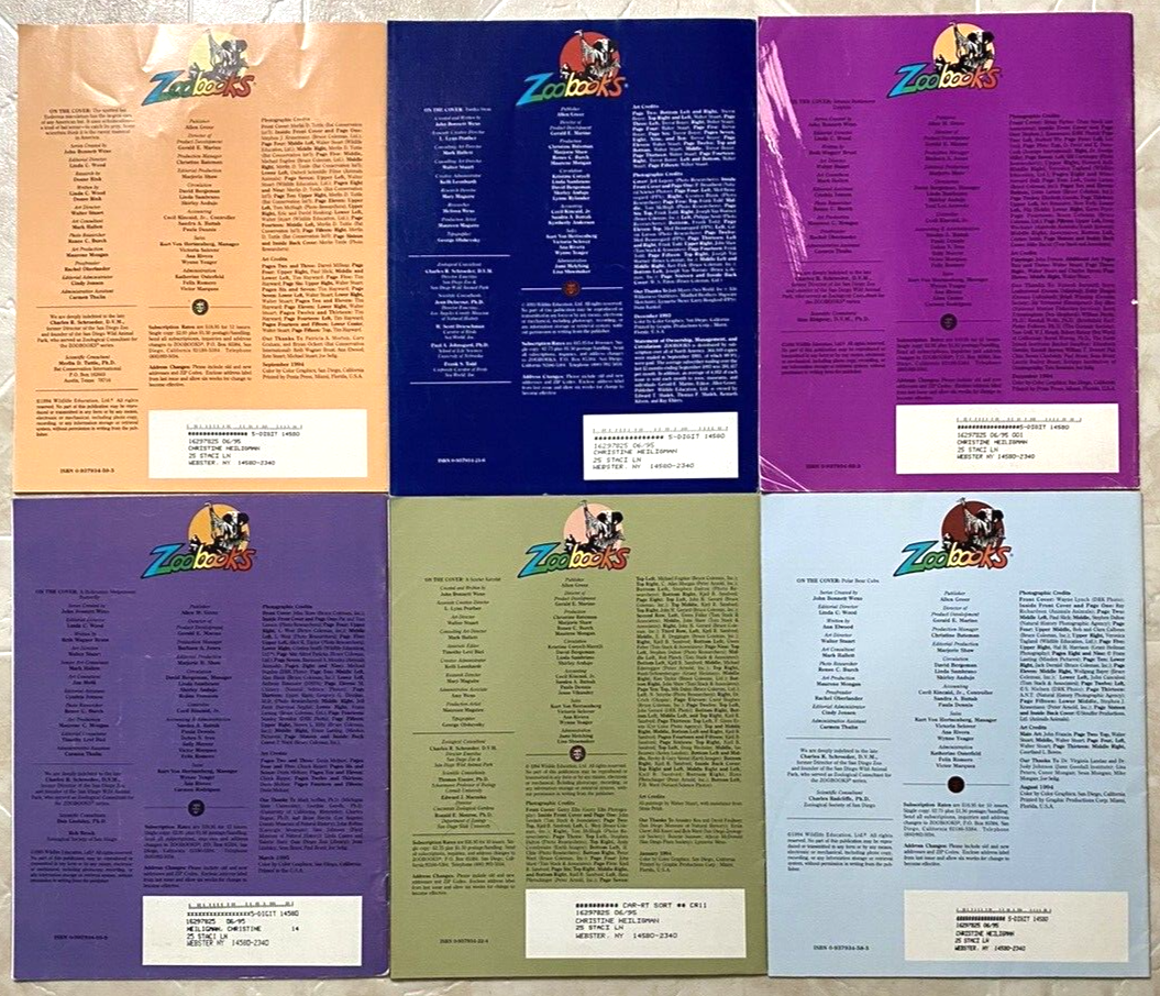 Lot of 17 Zoobooks 19921995 Elephant, Insects, Pandas, Bats, Dolphins