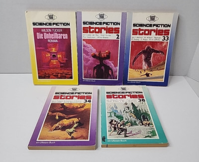 Ullstein 2000 Science Fiction Stories - Lot of 5 - GERMAN Language