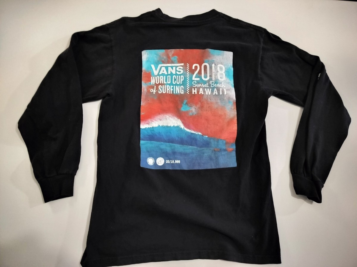 🔥 VANS 2018 World Cup Of Surfing Long Sleeve Shirt Sz Small