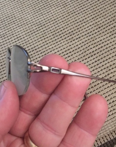 Luxottica LU 2248 T346 51▫️18 130 Eyeglasses Half Rimless Frame Spring Hinges - Picture 5 of 11