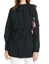 Alpha Industries Womens Size Xs Field Jacket Coat Diplomat Fishtail Parka New