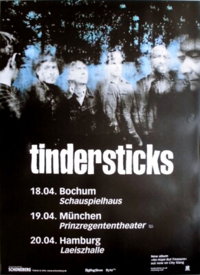 TINDERSTICKS - 2020 - Live In Concert - No Hope but Treasure Tour - Poster