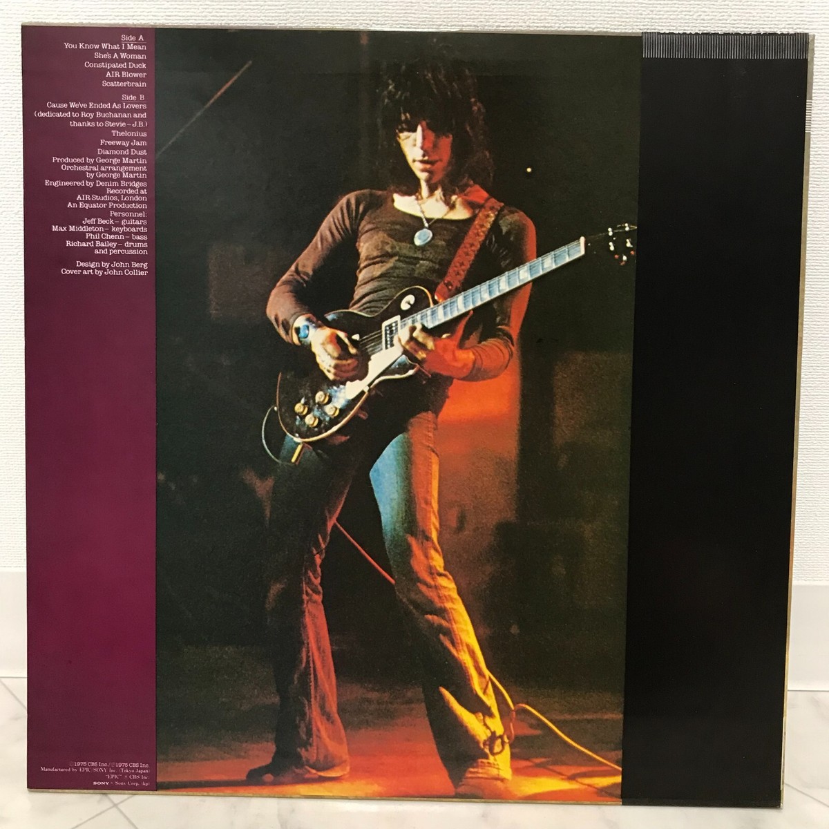 JEFF BECK / BLOW BY BLOW JAPAN ISSUE LP W/ OBI, INSERT | eBay