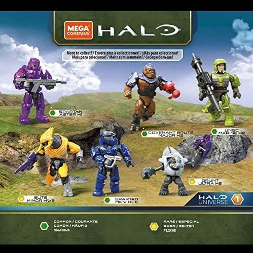  Mega Construx Halo Universe Series 2 Blind Bag Mini Figures  (Pack of 4) : Toys & Games