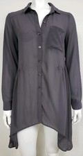 Kimchi Blue Womens Top Size Small Sheer Long ...
