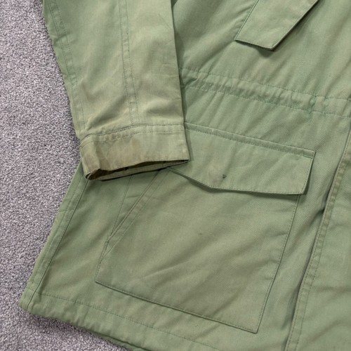Carhartt Cappotto Adulto Medio Verde Battaglia Parka Cappuccio Giacca Leggera Uomo - Foto 5 di 10