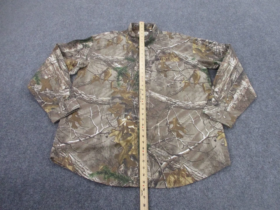 Camisa Beretta Para Hombres XL Camuflada Caza Tiro Al Aire Libre Senderismo Realtree Xtra Adulto Foto 3 de 4