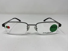 Rims Legacy R3 1055 Gunmetal/Black 52-19-140 Half Rim Eyeglasses Frame RY74