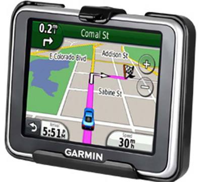 RAM-MOUNT RAM-HOL-GA28U Mascherina Cradle Per Garmin Nuvi 5000 – Supporto In Plastica Resistente, Apertura Per Caricabatterie