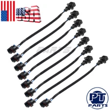 2 PCS Fuel Injectors Wire Harness Adapter 8X For Jetronic EV1 to Mini Multec