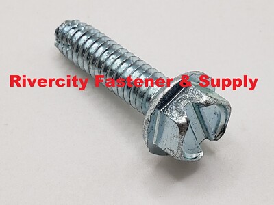 (50) 1/4-20x1 Hex Washer Head Bolts Thread Cutting Screws Type F 1/4x20x1 