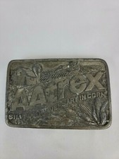 Vintage Aatrex Silver Anniversary In Corn Belt Buckle Made In USA