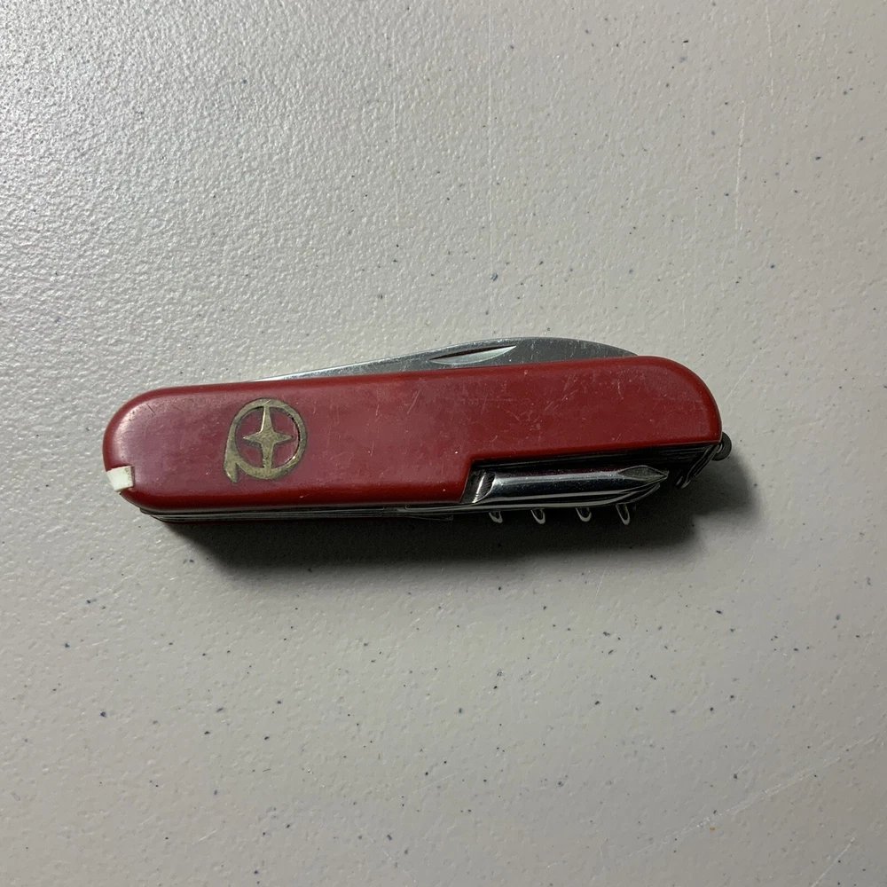 Multi-Tool Knives 2 Red Star-in-Q 15 Tools Pocket Screw File One Tool for Parts