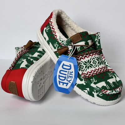Hey Dude Wally Ugly Sweater Lined Shoes Men display picture 3