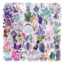 50pcs SPIRITUAL Stickers Pack, Crystal Potion Gothic Stickers, 193