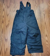 Circo Toddler Size 2T Unisex Black Snowpants Overall Adjustable Straps
