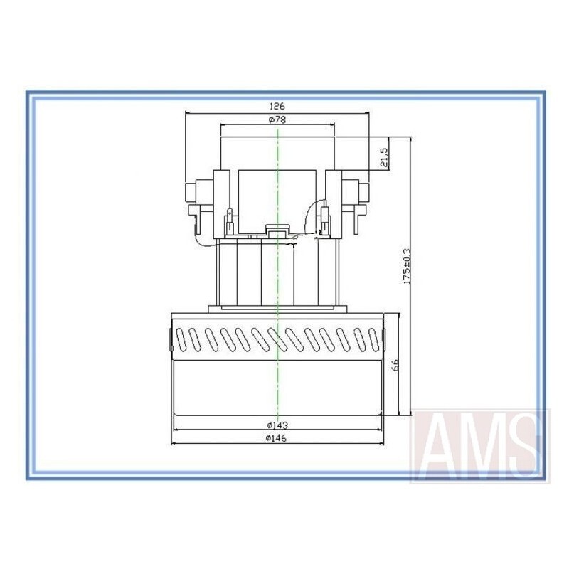 Moteur aspirateur Ametek pour rénovation d aspirateur centralisé de maison