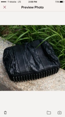 Alexander Wang Rocco Laser Cut Mesh Black Bubble Leather