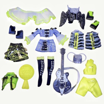 LOL OMG Bhad Girl Neonlicious Fame Queen Miss Royale Doll Outfit Clothes Lot