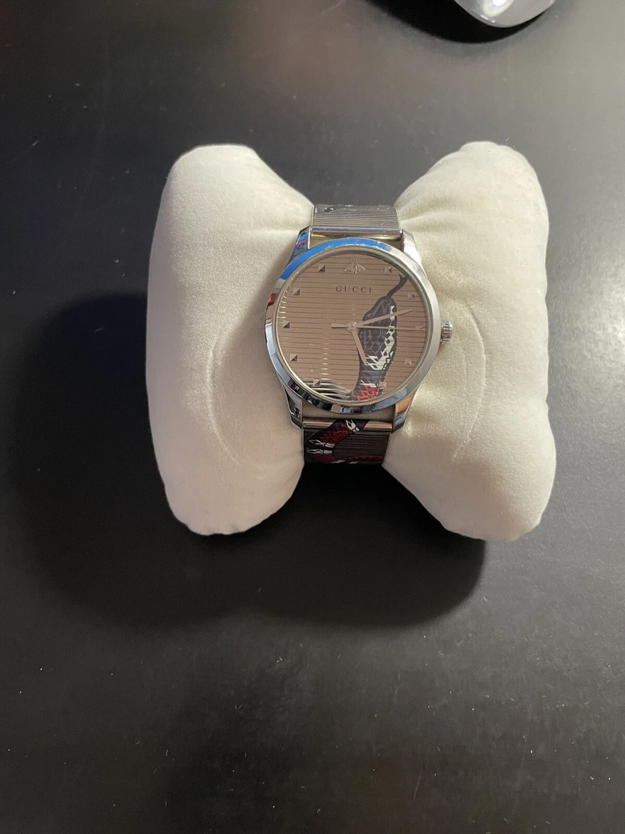 Gucci G Timeless Silver Unisex Adult Timepiece YA1264123
