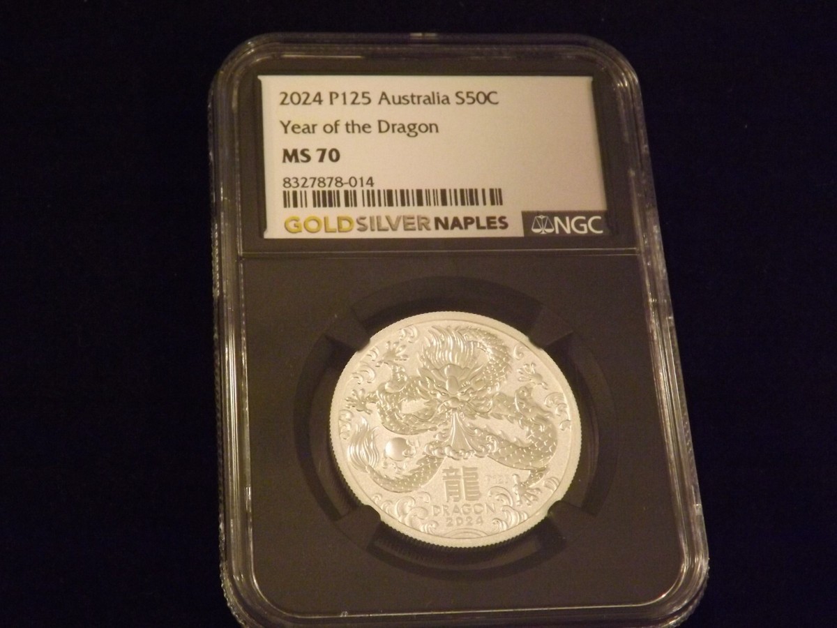 2024 P125 $ 50C Year Of The Dragon AUSTRALIA RETRO NGC MS 70 | eBay