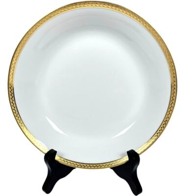 Antique Vignaud Limoges The Nantes 6.25'' Coupe Cereal Bowl-Rare Elegant-Set of 2