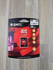Emtec 8 Gb Sd Card New in Package
