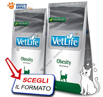 Farmina Cat Tierarzt Life Natural   Obesity - 400 Gr / 2/5 KG - Futter Katze