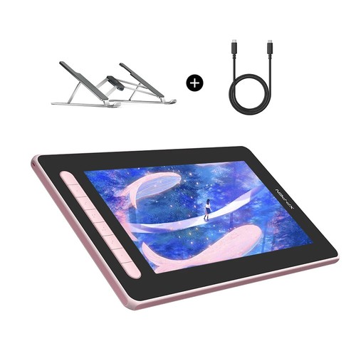 12 Pen Graphic Tablet Monitor Drawing Tablet 127% SRGB 8192 Level with 8 Key - 第 21/22 張圖片