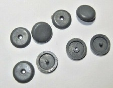 4 Set Car Seat Belt Buckle Stop Button  Gray