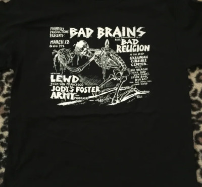 Bad Brains Band Music Tour Cotton Black All Size Unisex Shirt