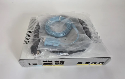 Cisco WS-C3560CX-8PC-S Switch 8 Port Gigabit PoE 2 RJ45 1G 2 SFP 1G