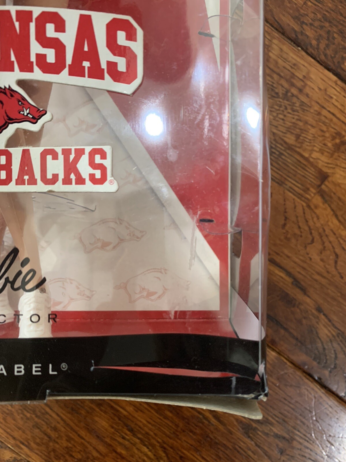 Arkansas Razorbacks Barbie Collector Cheerleader Pink Label Y2359