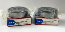 SKF DEEP GROOVE BALL BEARING, 60042RSJEM, 20MM X 42MM X 12MM   LOT OF 2  