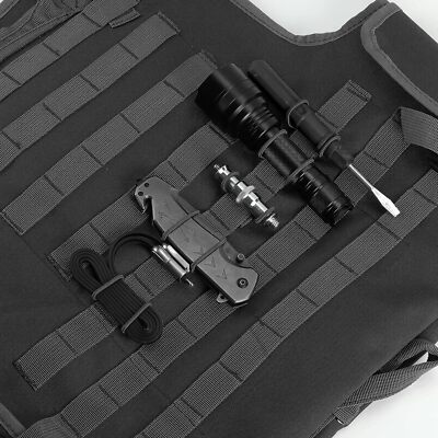 10Pcs Tactical Molle Elastic PTT Retainer Storage Strap Antennas Cable Organizer