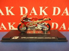 Die cast 1/24 Modellino Moto GP Aprilia RSW125 Roberto Locatelli 2004