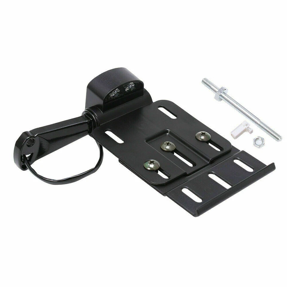 Soporte de matrícula de montaje lateral LED para Harley Sportster XL 883 1200 2004-2016 Foto 3 de 4